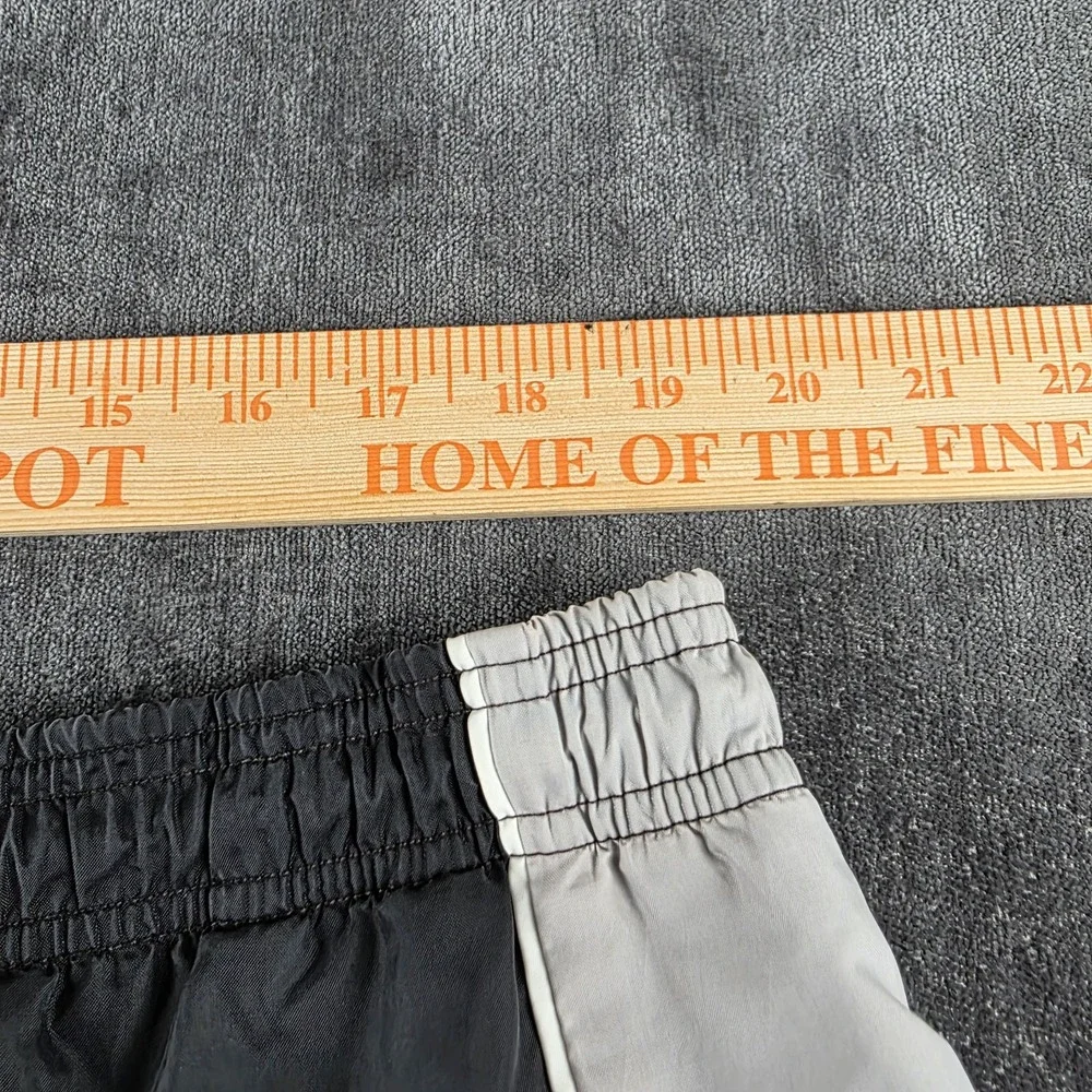 Vtg Y2K Adidas Shorts Mens XXL Black Gray Lined Drawstring Pockets 6